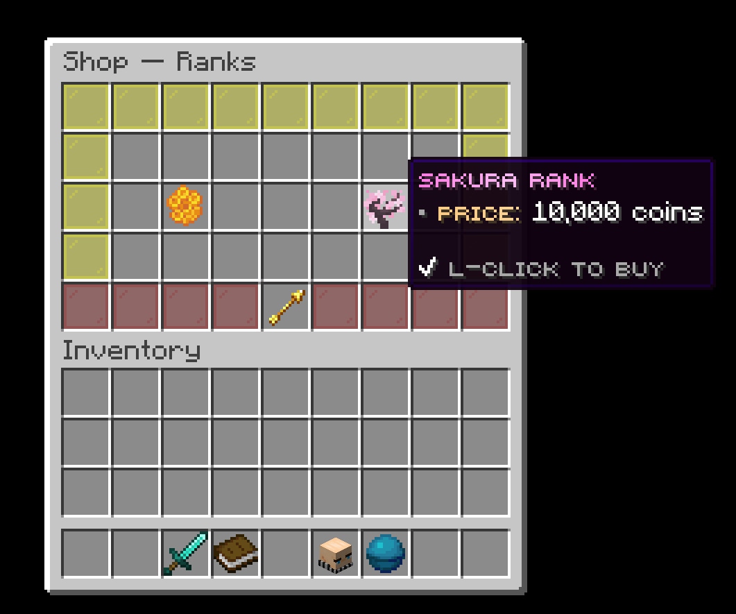 Shop ranks